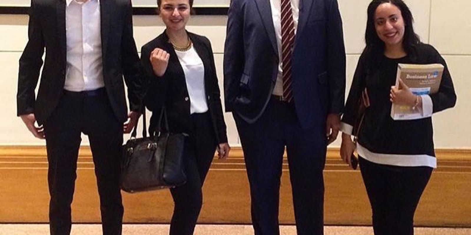 Omar Bahaa, Pakinam El-Gohary, Nadine El-Gindy and Ali Saed participated in a workshop held by the NAQAAE association to raise awareness and receive feedback about their accreditation process.&nbsp;