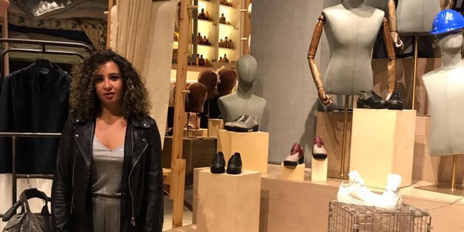 Jayda Hany with her new collection, "RIV-IT!"