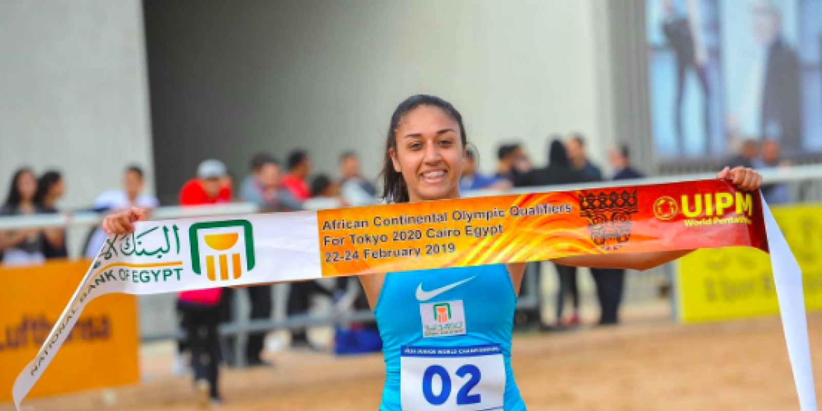 Haydy Morsy at the 2019 Pentathlon African Championships