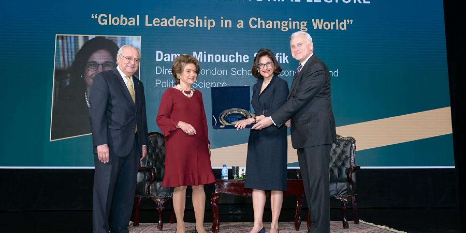 Dame Minouche Shafik Speaks in Nadia Younes Memorial Lecture at AUC