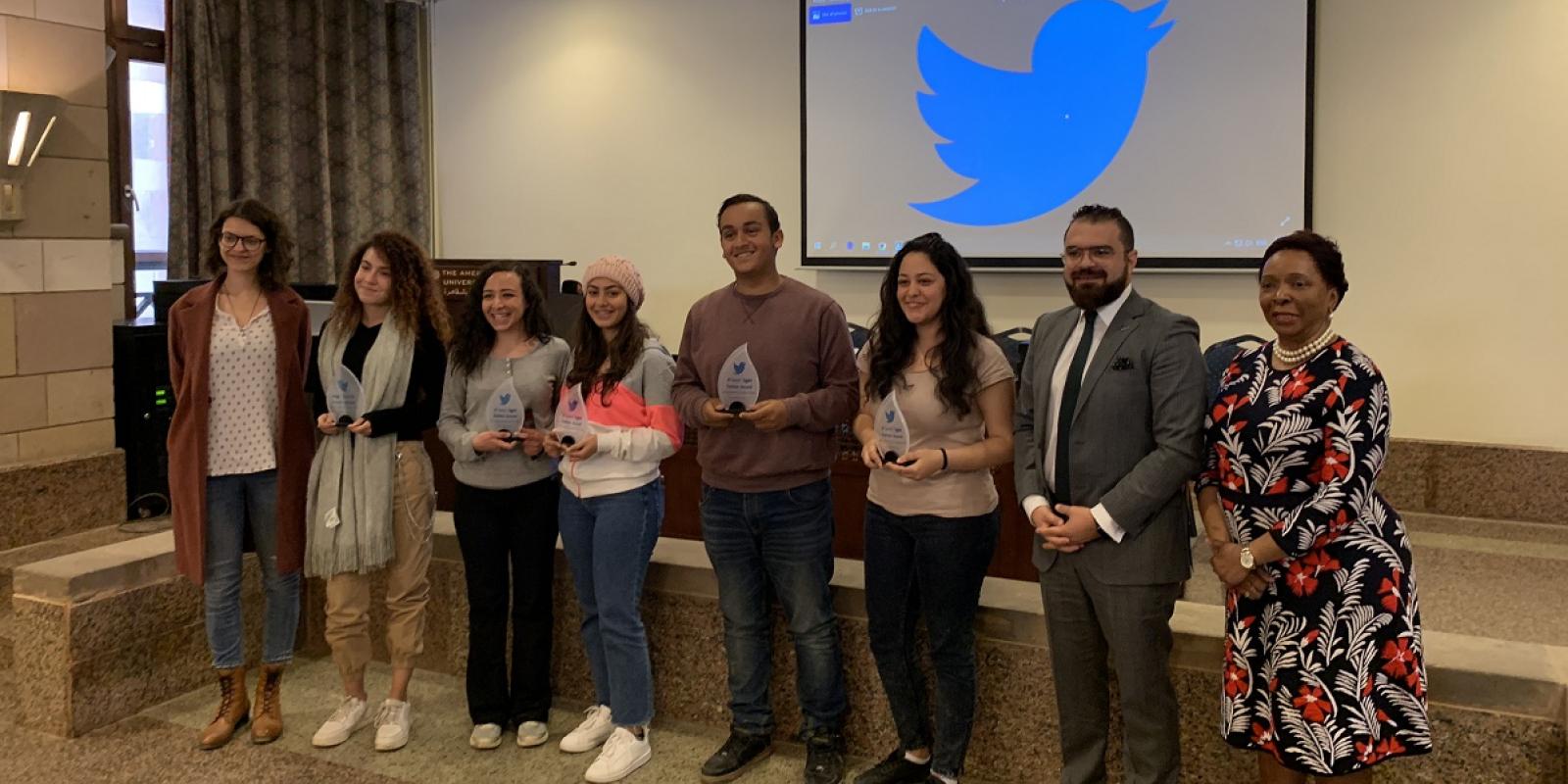 AUC Announces #Tweetright Competition Winners