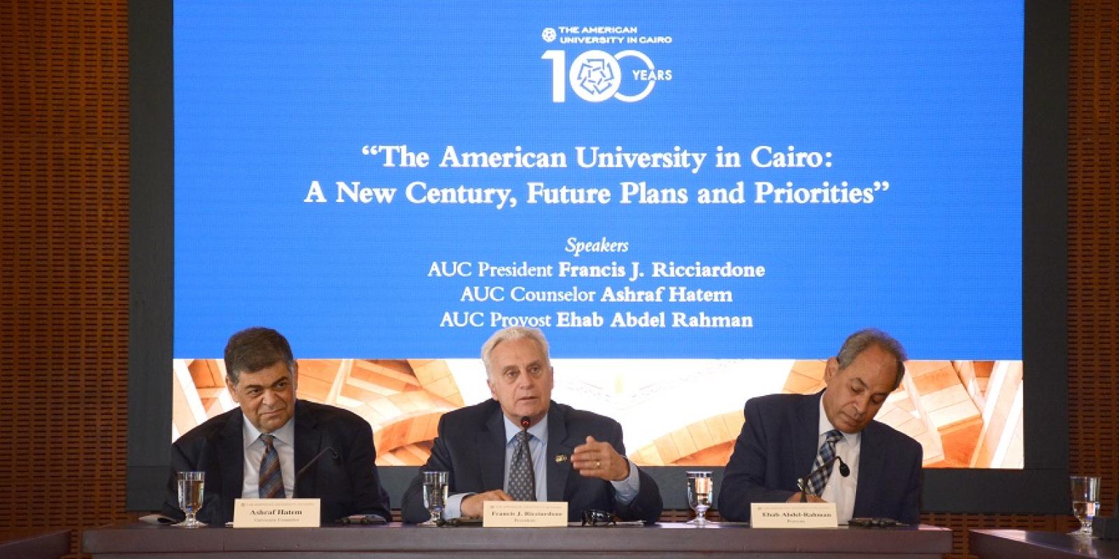 AUC Discusses Future Plans and Priorities  in a Media Roundtable Discussion