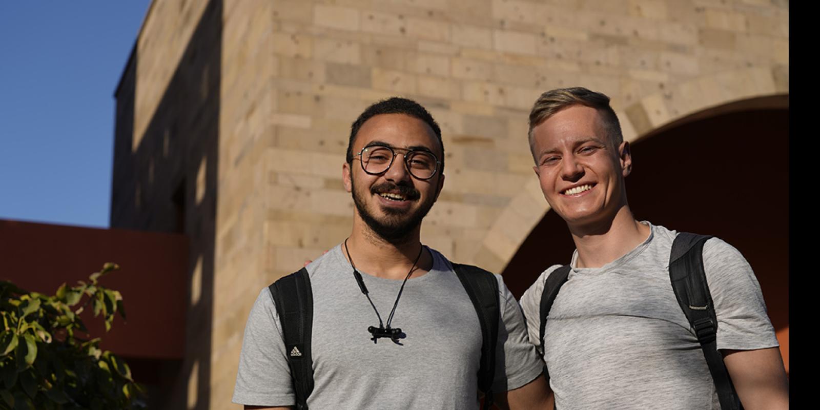 AUC international students on campus