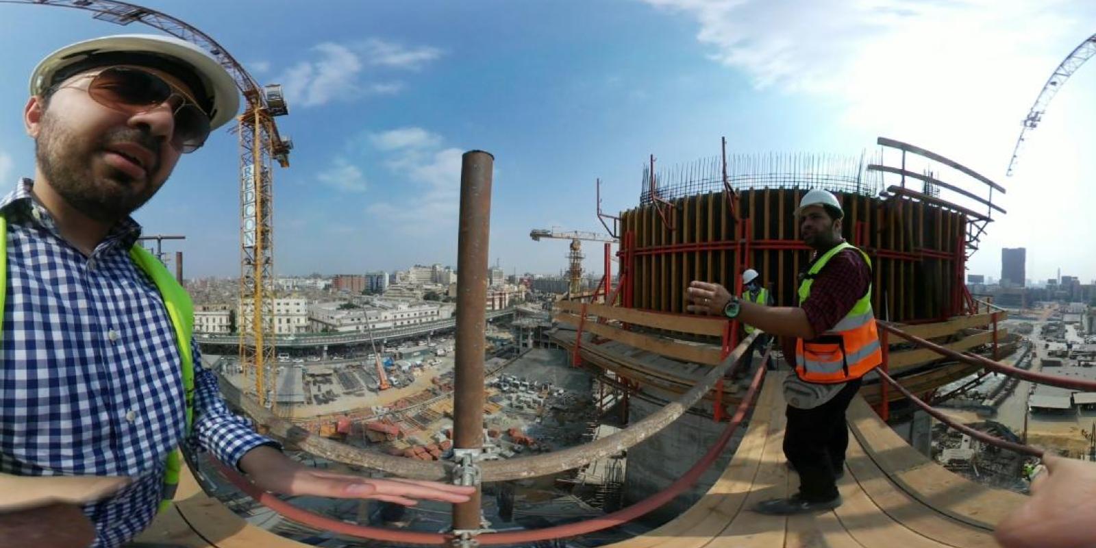 Ibrahim Abotaleb-Maspero construction site