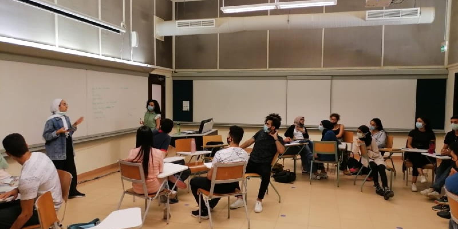 Group of students in a classroom