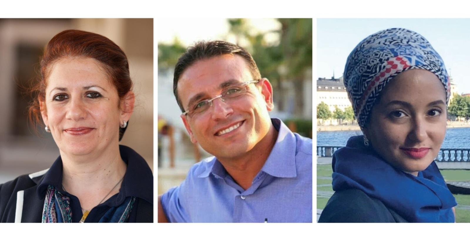 Laila El Baradei, Hakim Meshreki and Yasmine Motawy