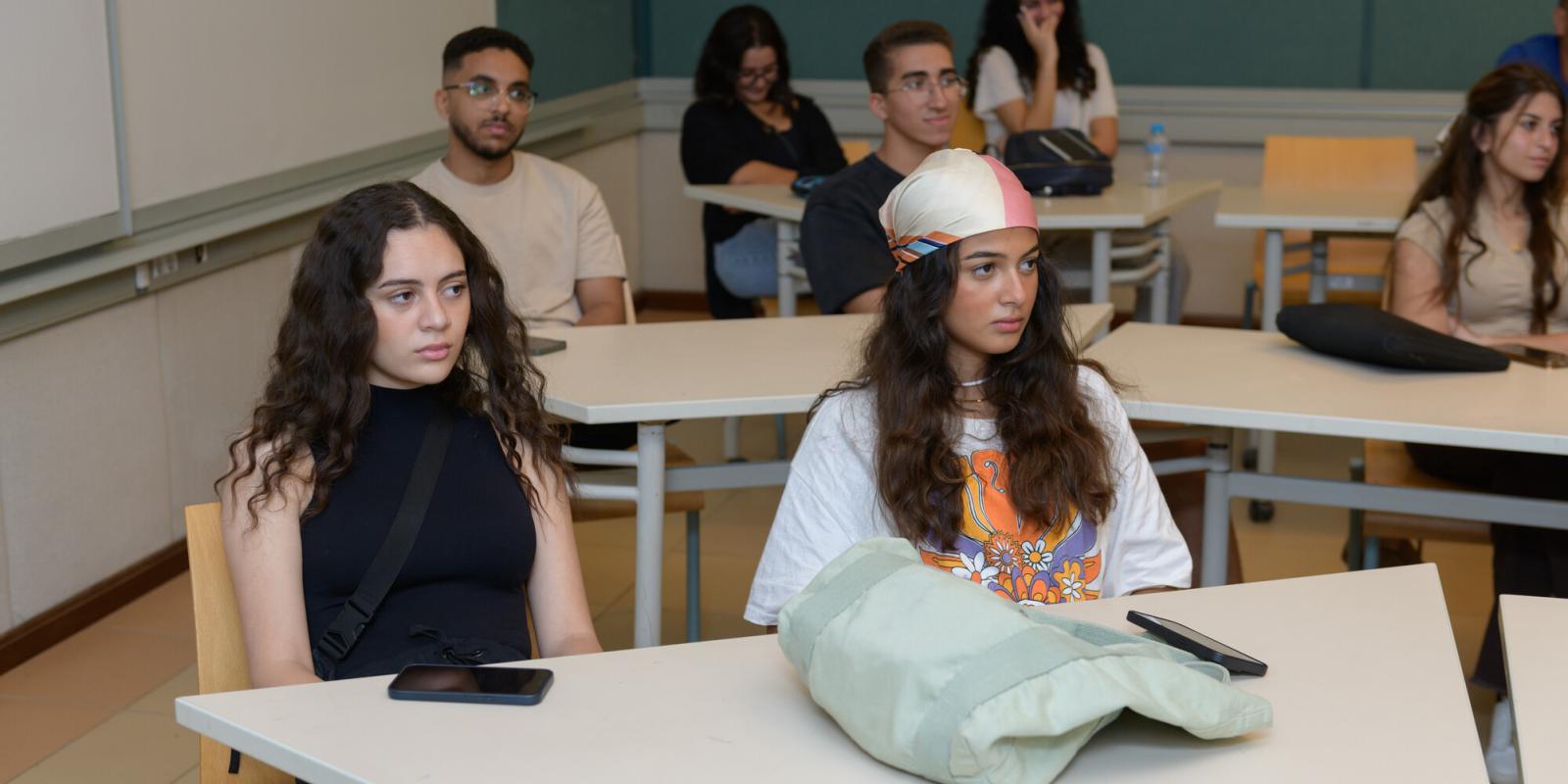 Students in class