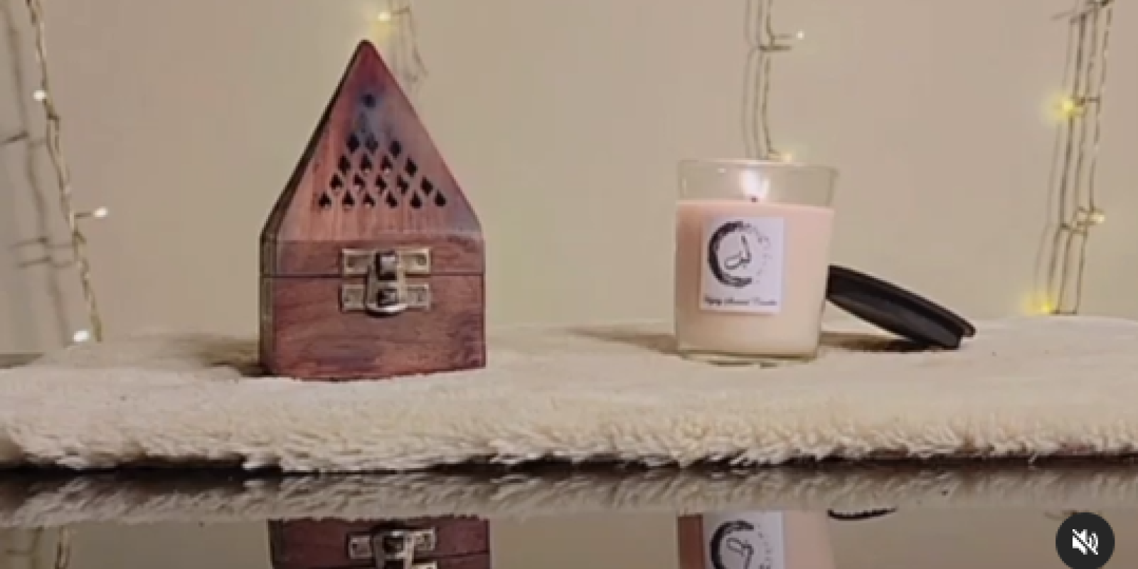 Candle and incense burner