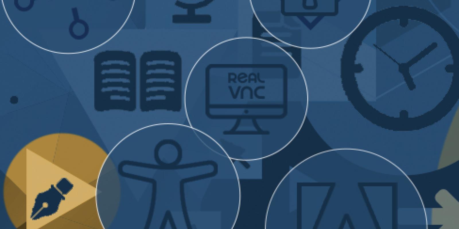 Blue icons