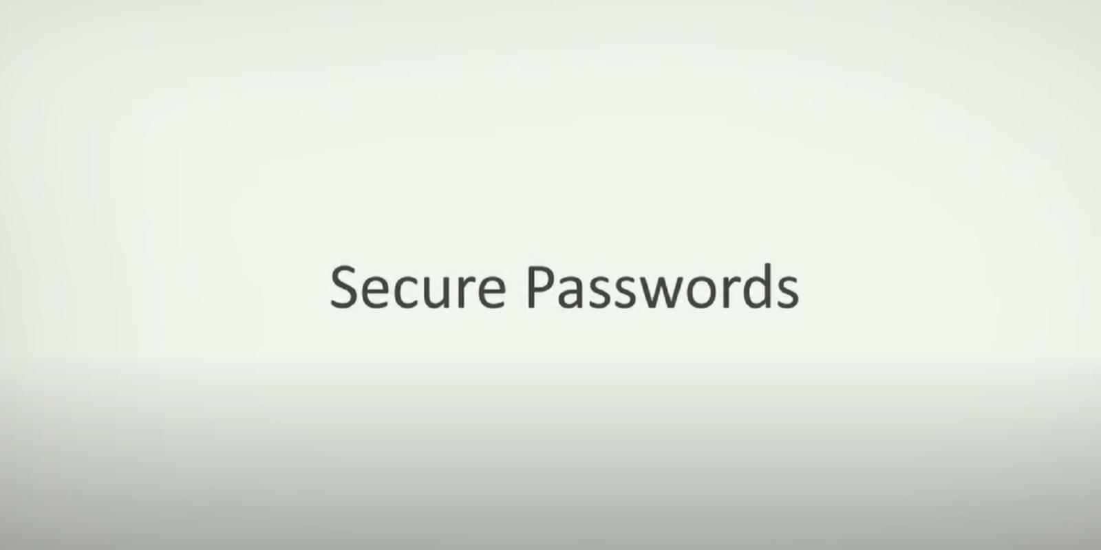 Secure Password