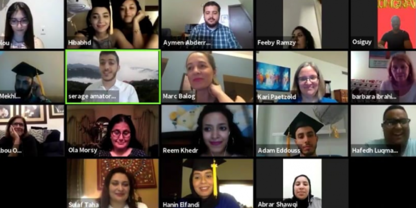 TL online student celebration