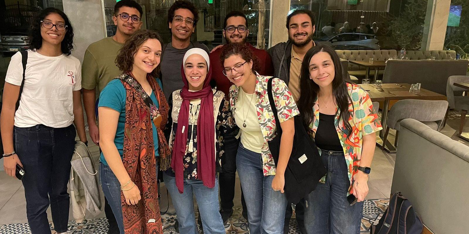 AUC Students Awarded the Global Most Novel Idea  at the Heart Hackathon in Texas 