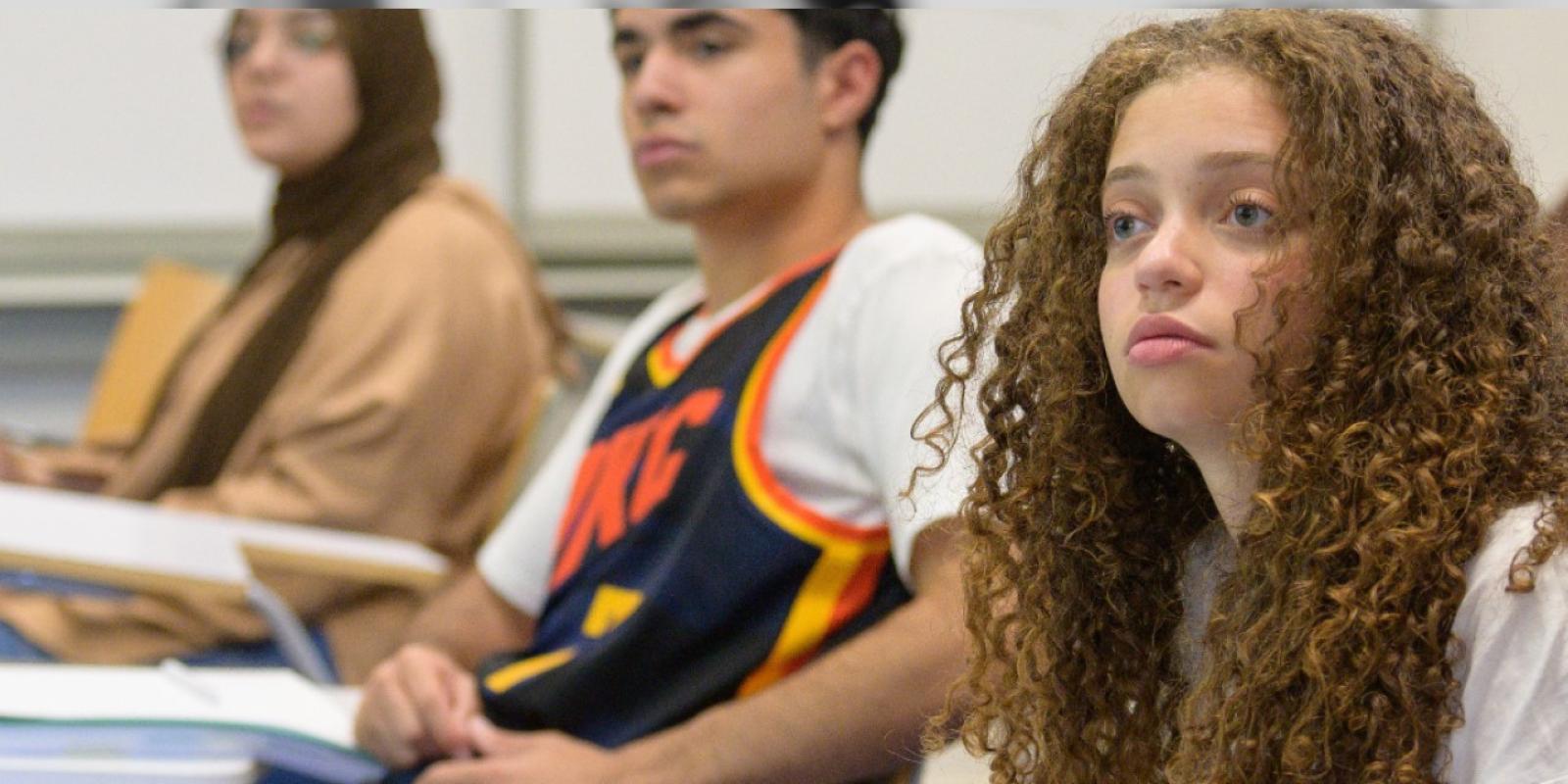 New students in class