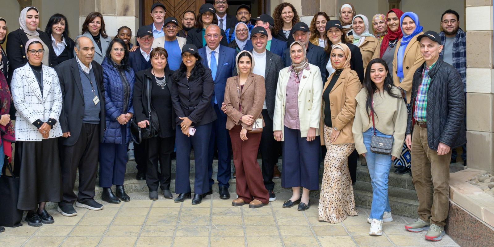 Professor Mohamed Salama and a team of AUC researchers