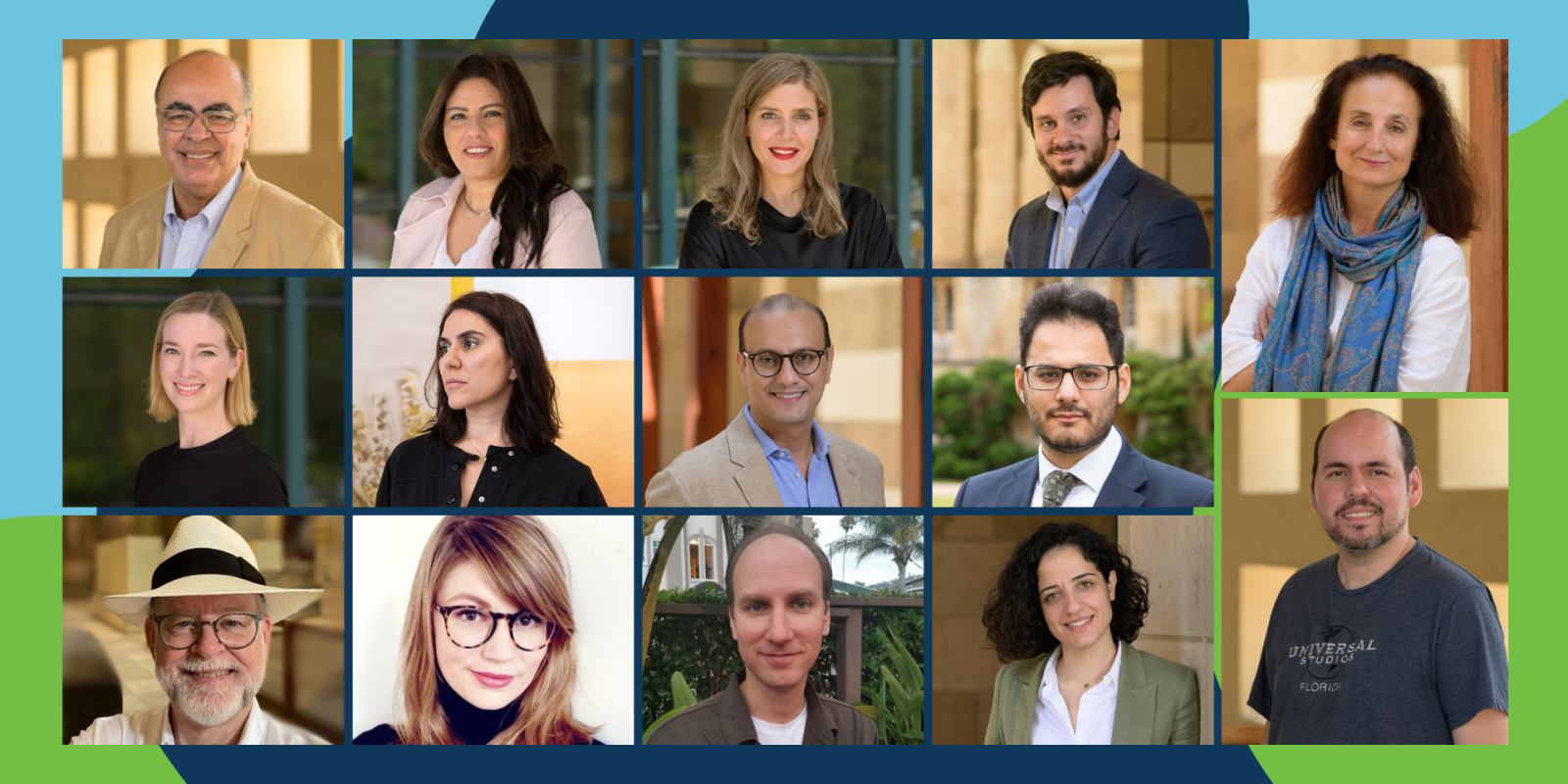 A collage of new faculty members