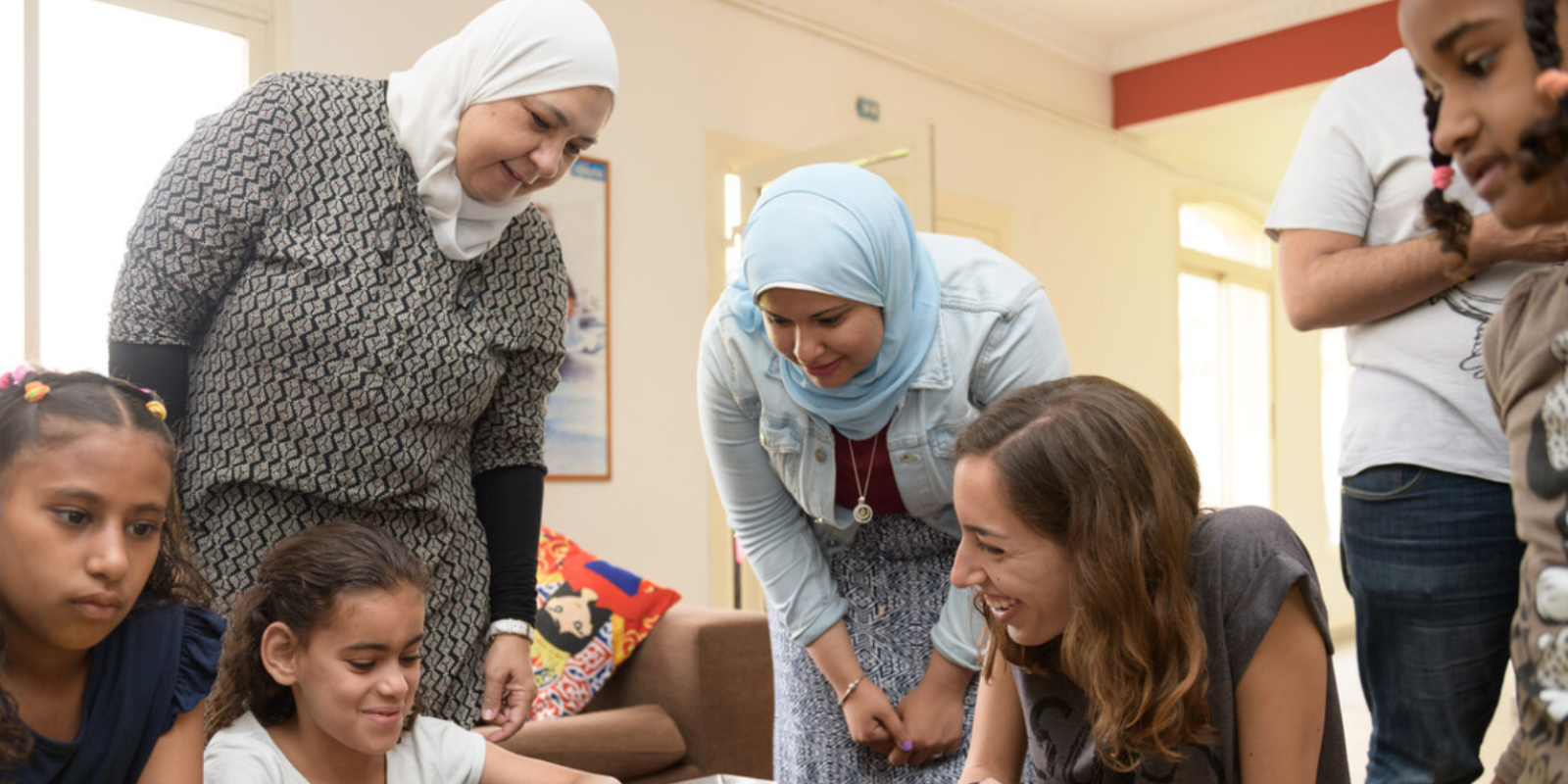 Heba Kotb doing field research