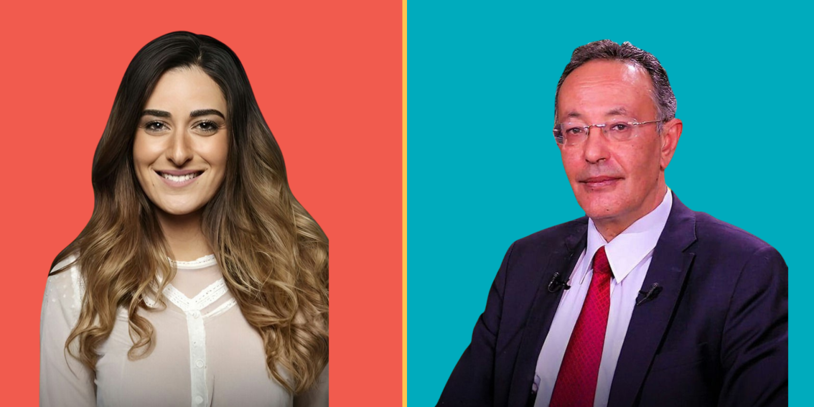 Amina Khalil and Ahmed Ghoneim