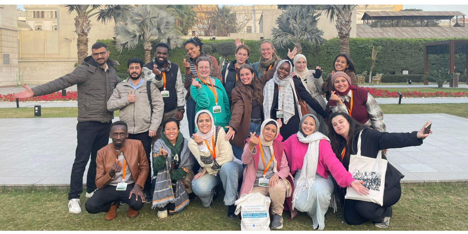DiaMiGo students posing in the Tahrir campus