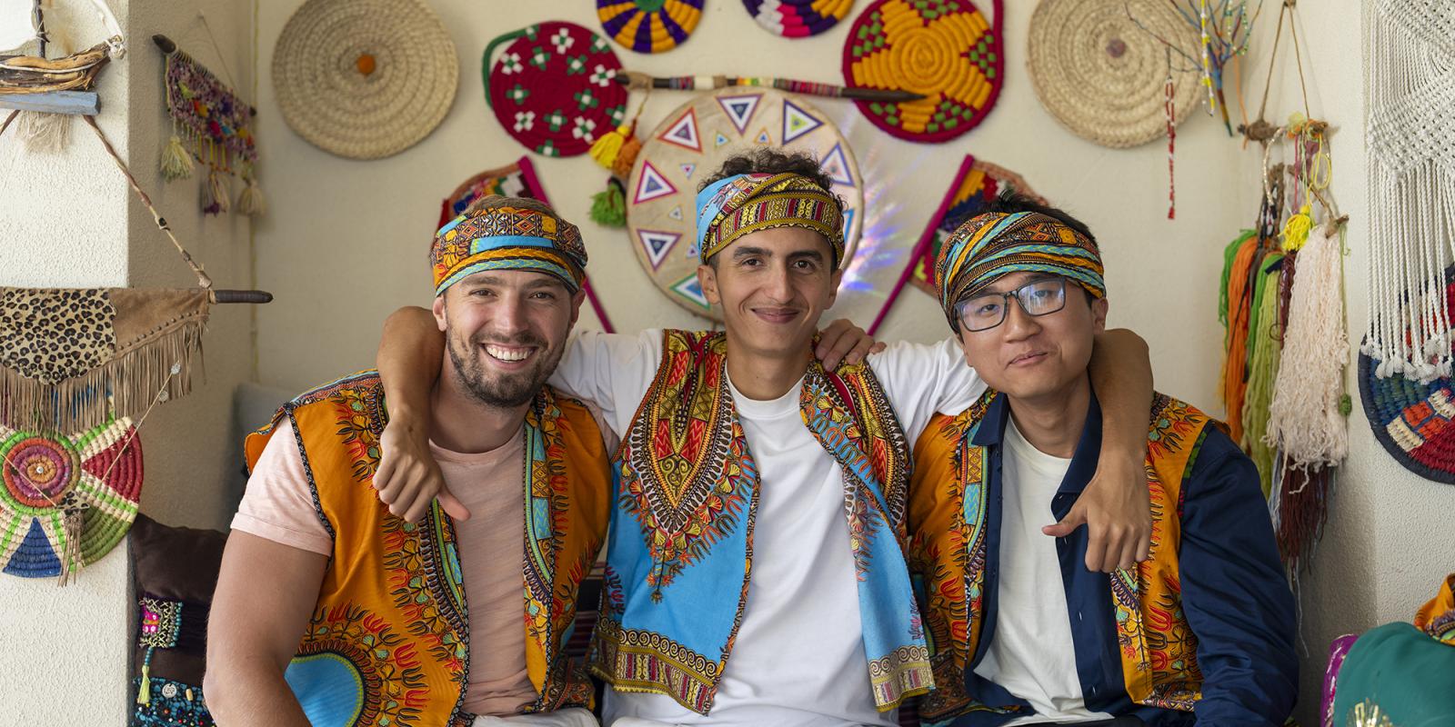a group of international students at khan el khalili