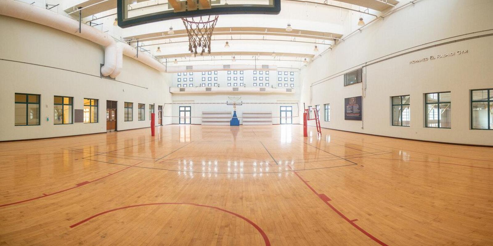 inside auc sports complex gym