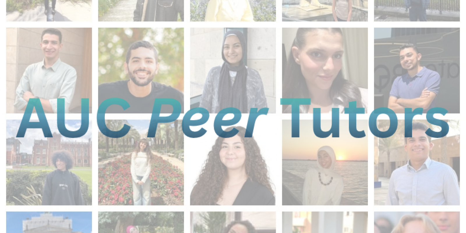 AUC Peer Tutors Collage