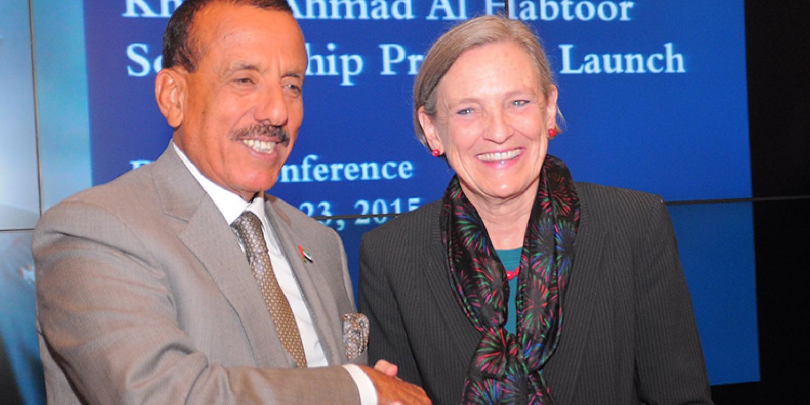 Al Habtoor and Lisa Andreson