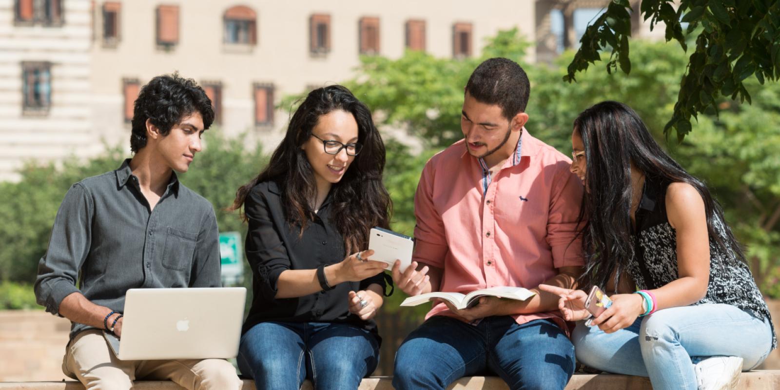 students-campus-shot