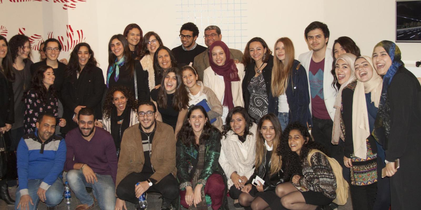 AUC&rsquo;s first class of graphic design students  