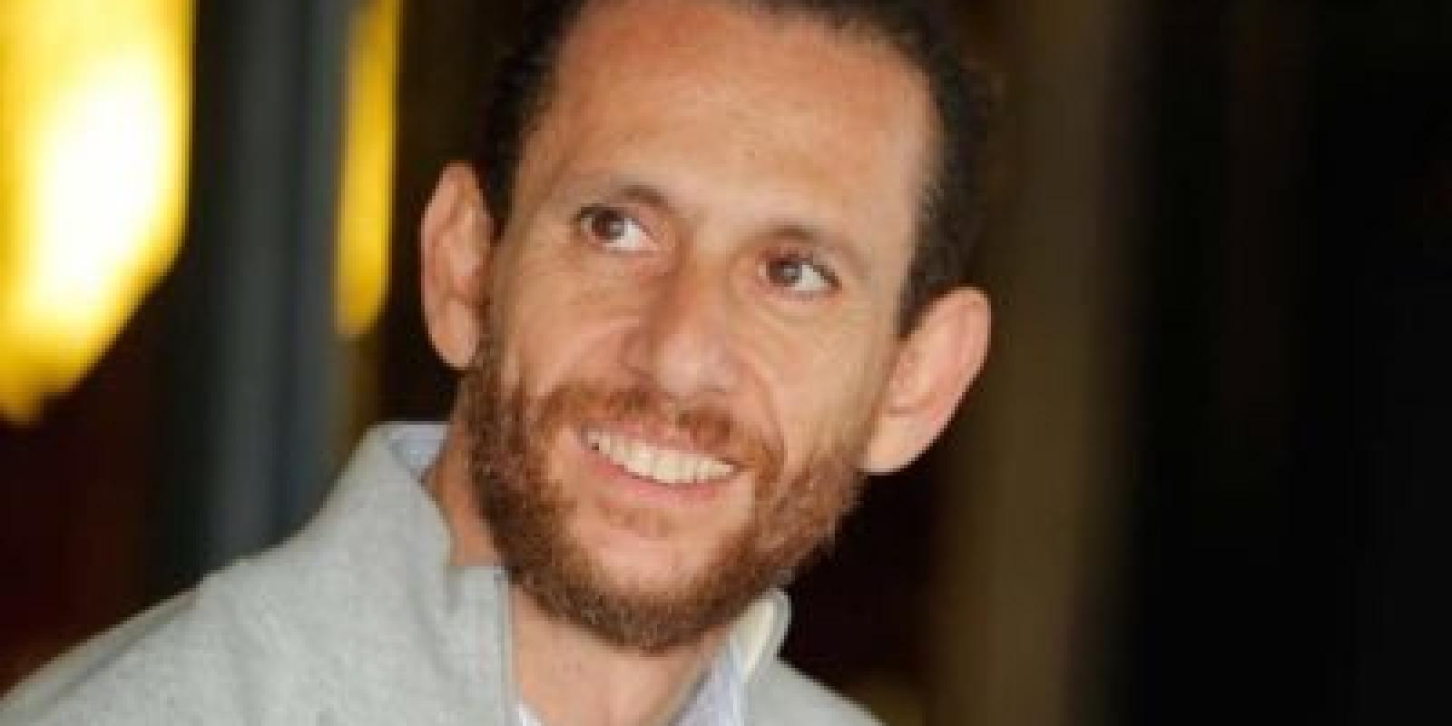 Khaled Bichara smiles for camera.