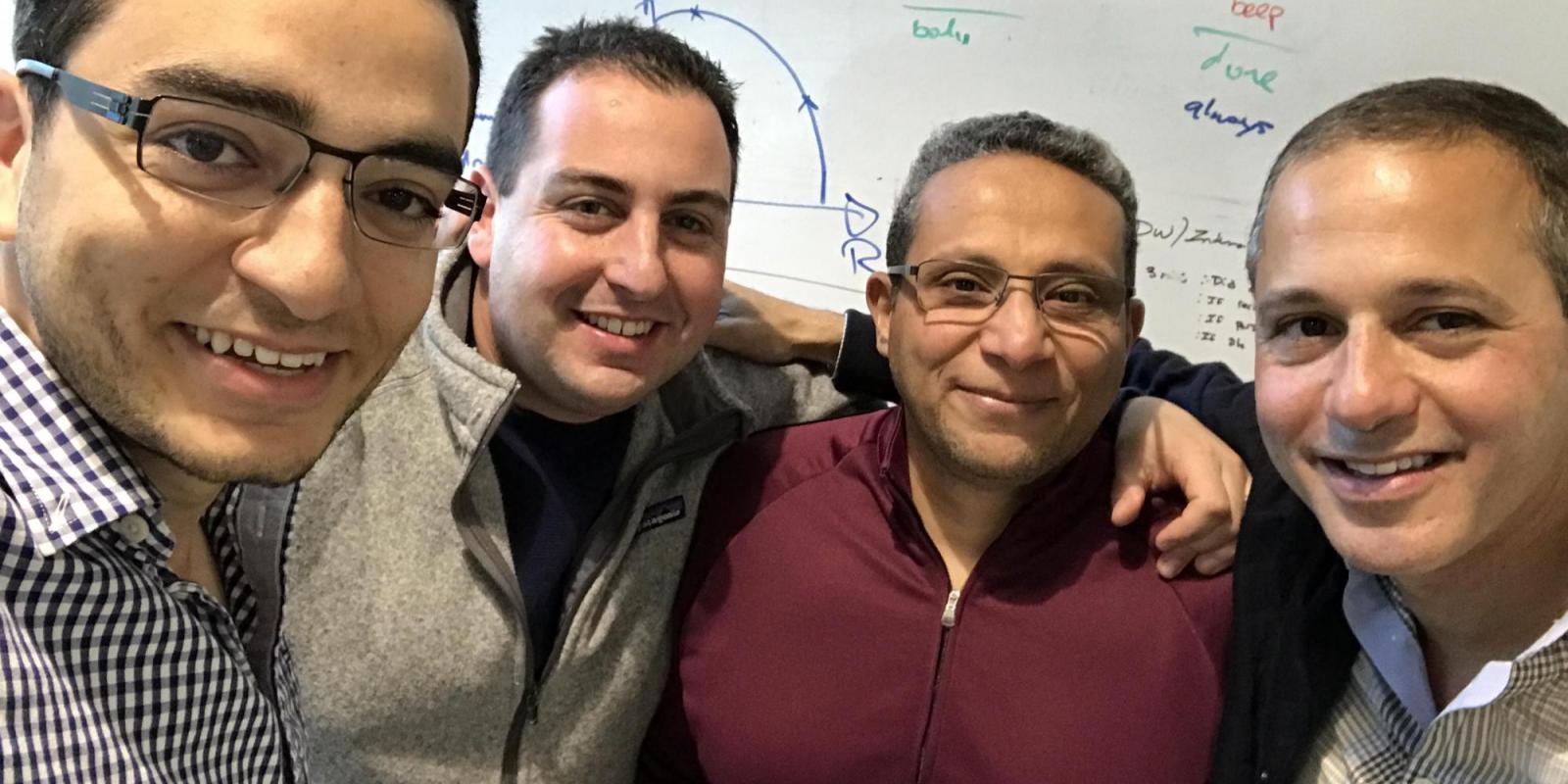 Mohamed El-Geish '07 (left) is a founding member of the Silicon Valley startup, Workfit