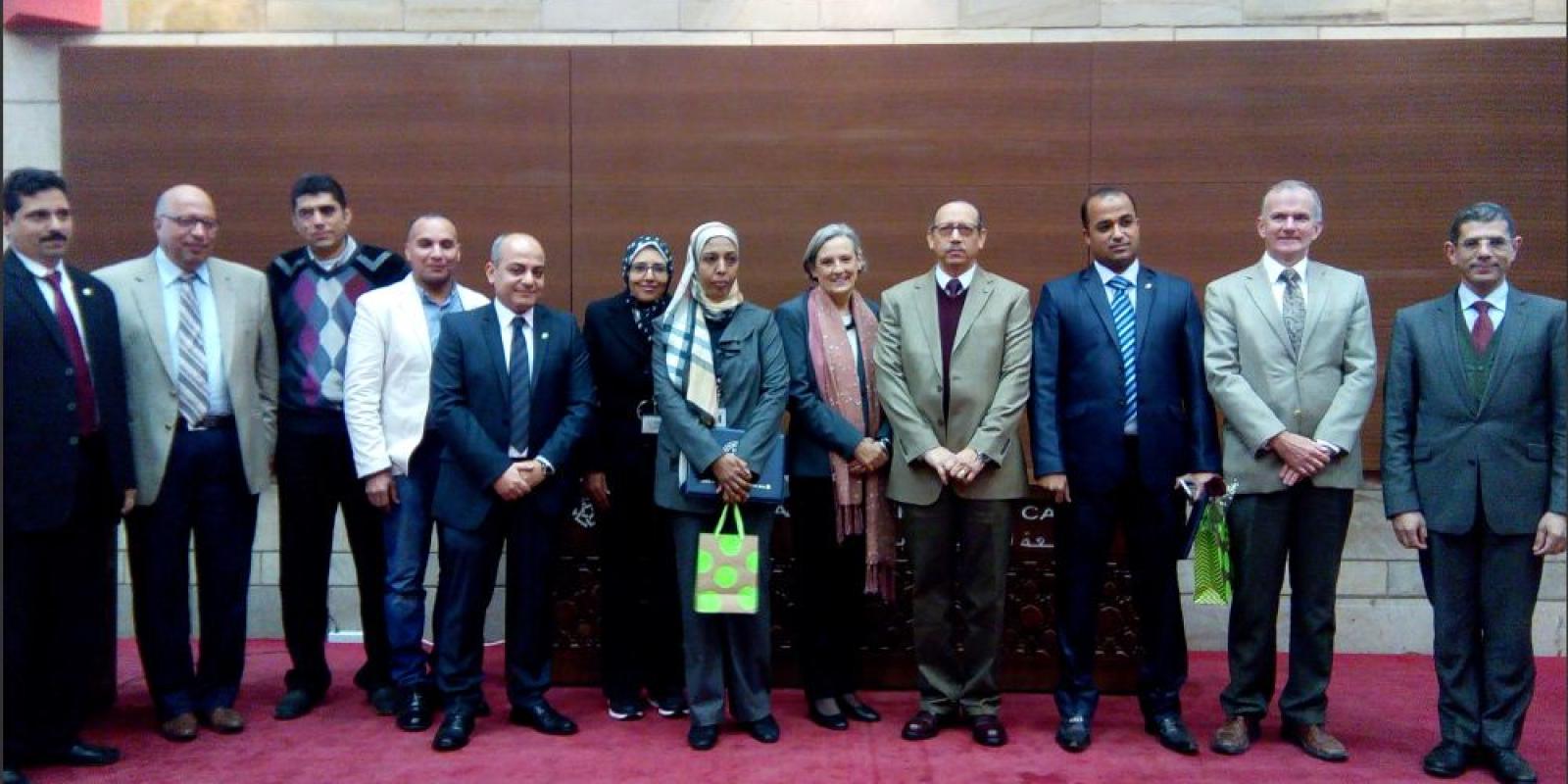 Eight staff members received the Shukran appreciation award 