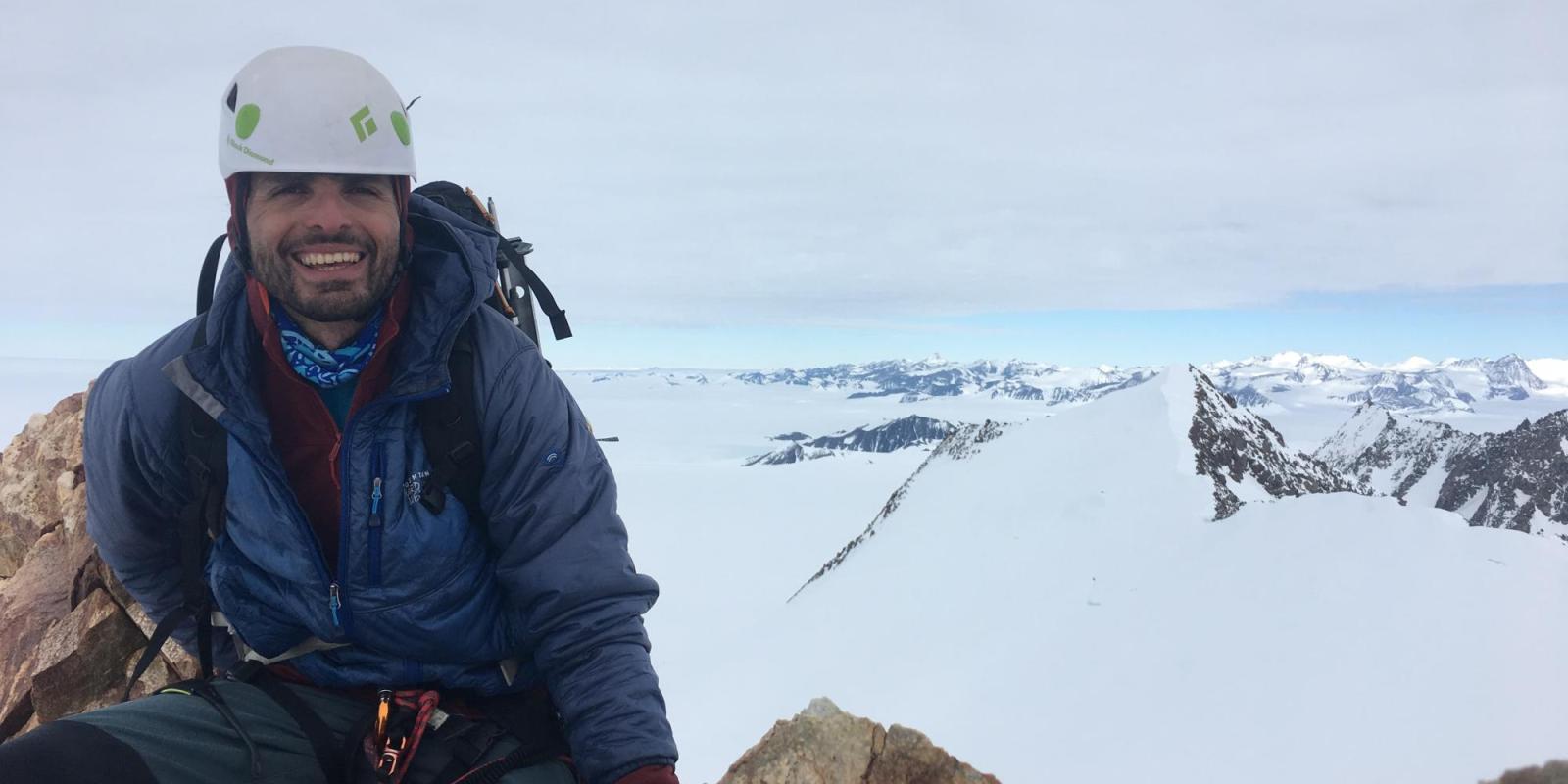 Omar Samra climbs Mount Teela, which he named in honor of his beloved daughter