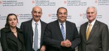 Hanna Said Al Alfi, Moataz Al Alfi, Mahmoud Mohieldin, President Francis Ricciardone