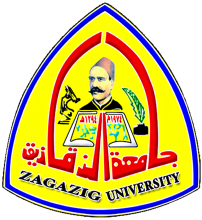 Text: Zagazig University جامعة الزقازيق