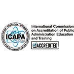 International Commission on accreditation of public administration and training Logo