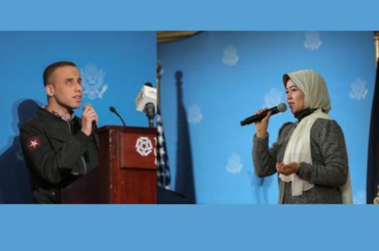 Access alumni Yasser Tamer and Marwa Atef