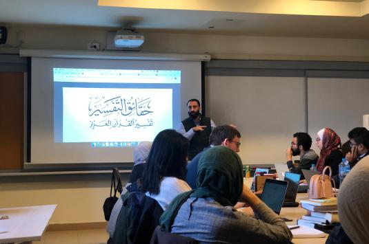 Ahmad Khan teaches at AUC