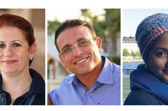 Laila El Baradei, Hakim Meshreki and Yasmine Motawy