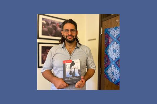 Picture of Ramy Aly and his book