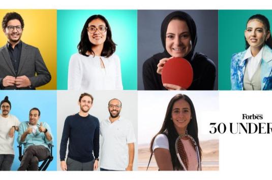 Five men and four women, Forbes 30 under 30