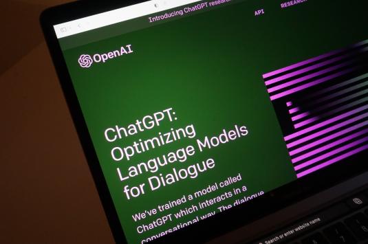 Photo of ChatGPT home page