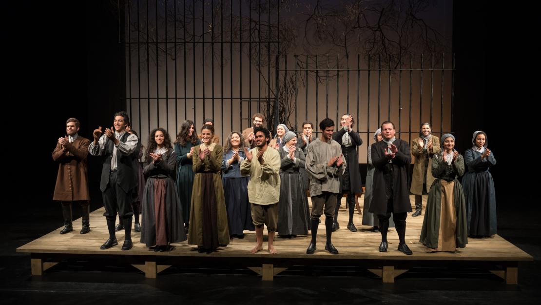 The AUC Theatre Program hosted a production of The Crucible by Arthur Miller this fall. Photos by Ahmad El-Nemr