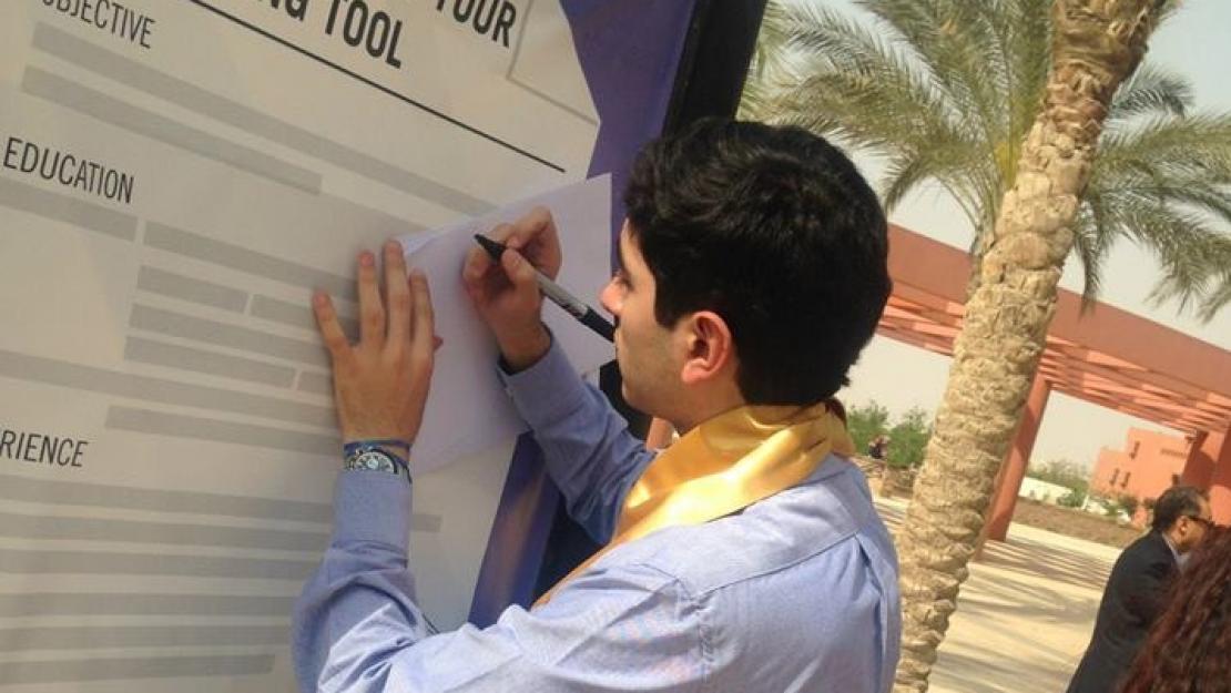 Student engaged in experiential learning