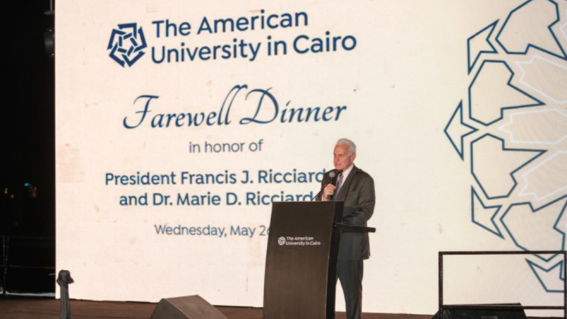 President Francis Ricciardone S Farewell The American University In Cairo