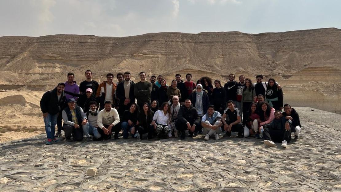 Students at Wadi Degla Protectorate