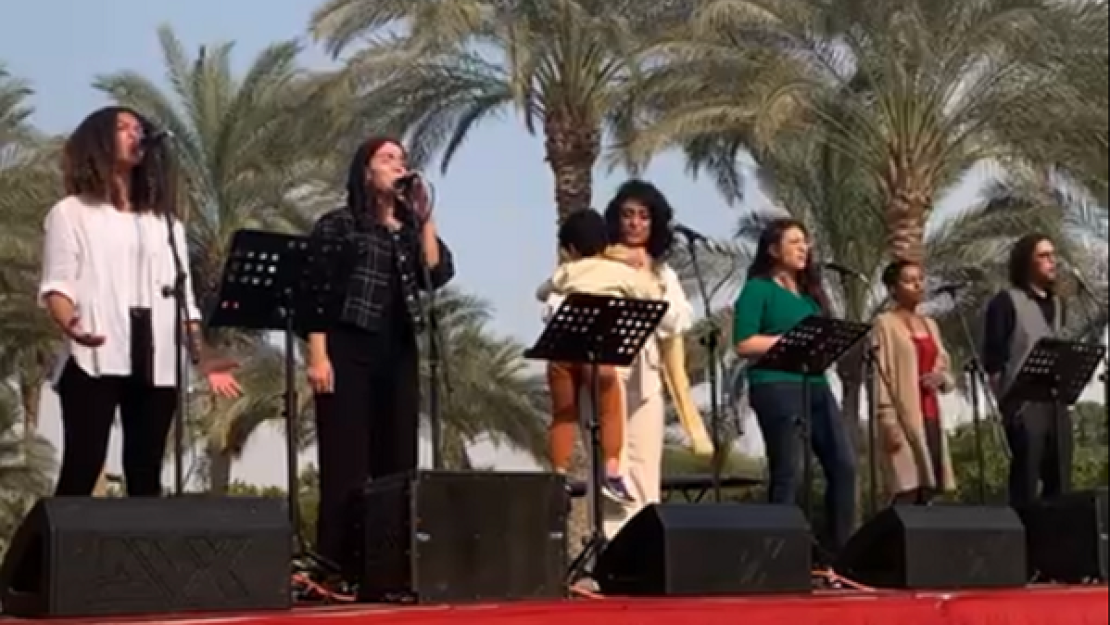 People singing