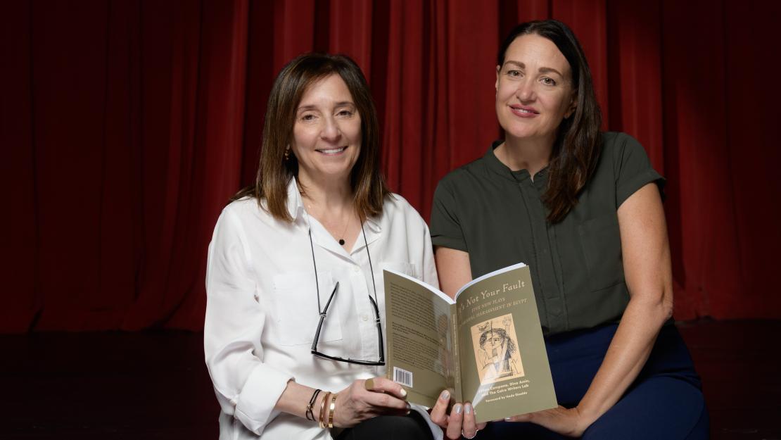 Dina Amin and Jilliam Campana, principal investigators of the award-winning Msh Zanbik anti-harassment research project