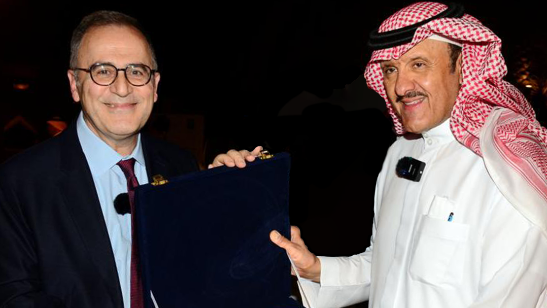 president Ahmed Dallal and Prince Sultan