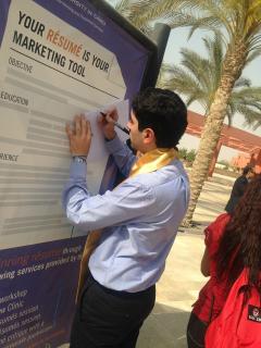 Student engaged in experiential learning