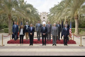 attending participants of Minister of Civil Aviation visit